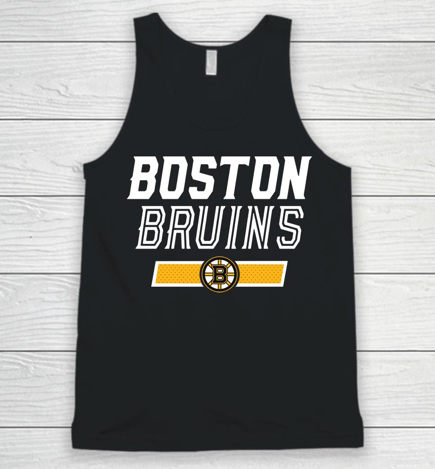 Boston Bruins Nhl Levelwear Black Richmond Undisputed Unisex Tank Top