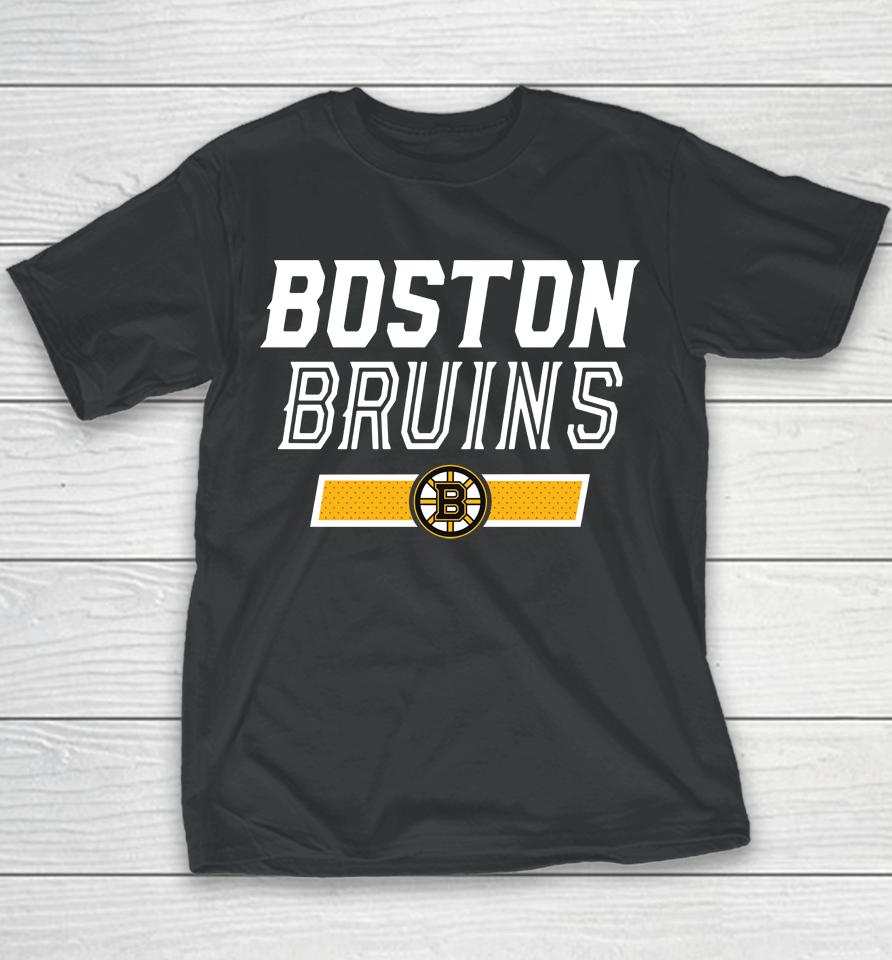 Boston Bruins Nhl Levelwear Black Richmond Undisputed Youth T-Shirt