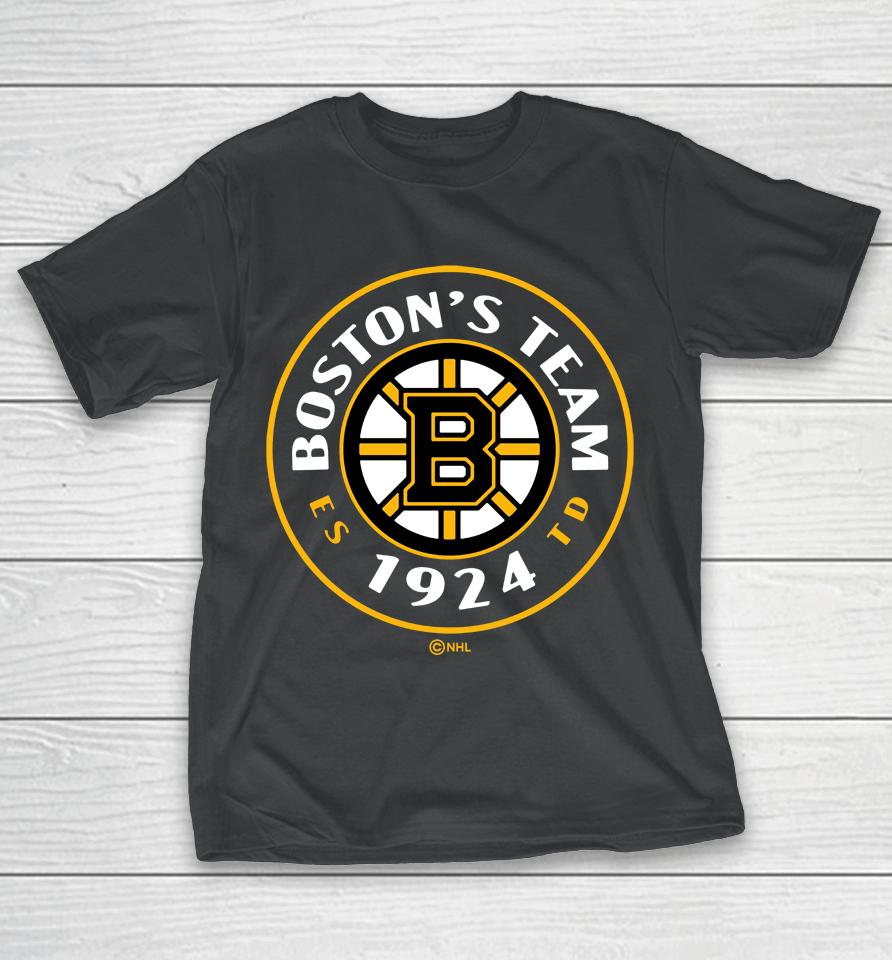 Boston Bruins Team Est 1924 Fanatics Branded Represent T-Shirt
