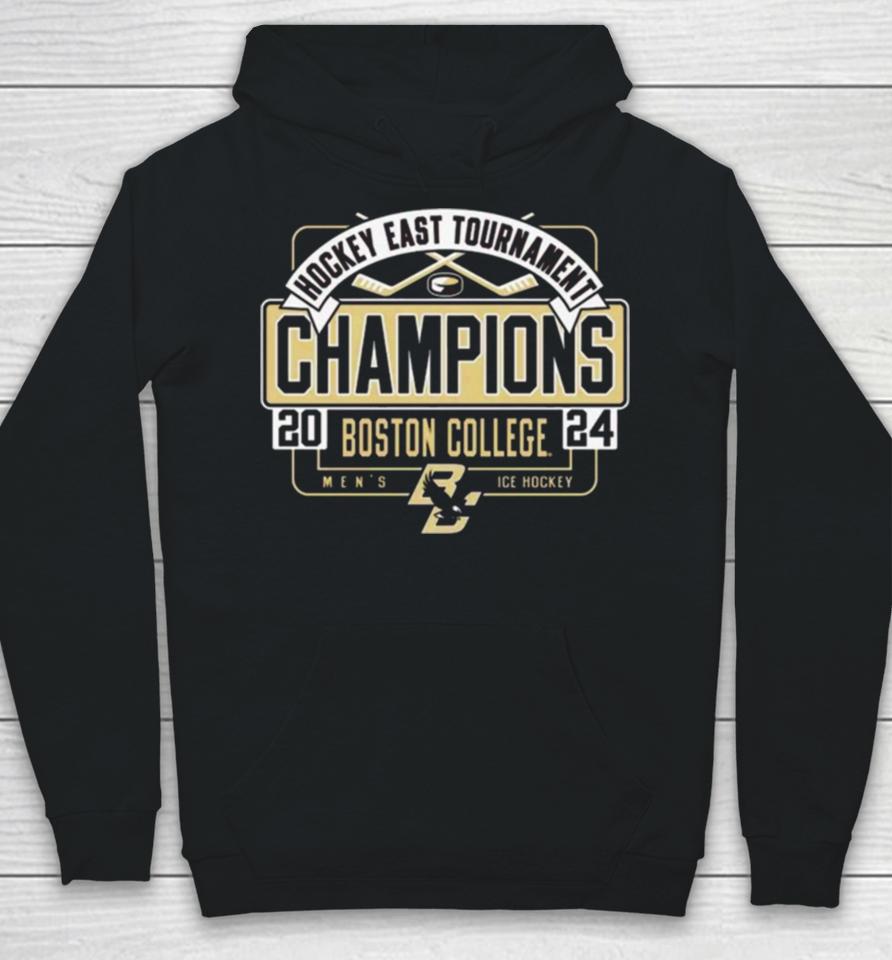 Boston College Eagles 2024 Hockey East Men’s Tournament Champions Hoodie