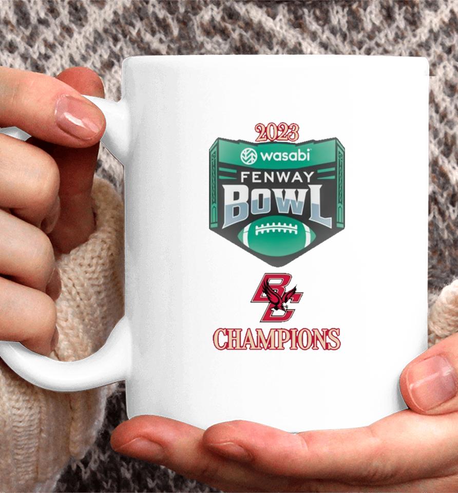 Boston College Eagles Football 2023 Wasabi Fenway Bowl Champions Coffee Mug