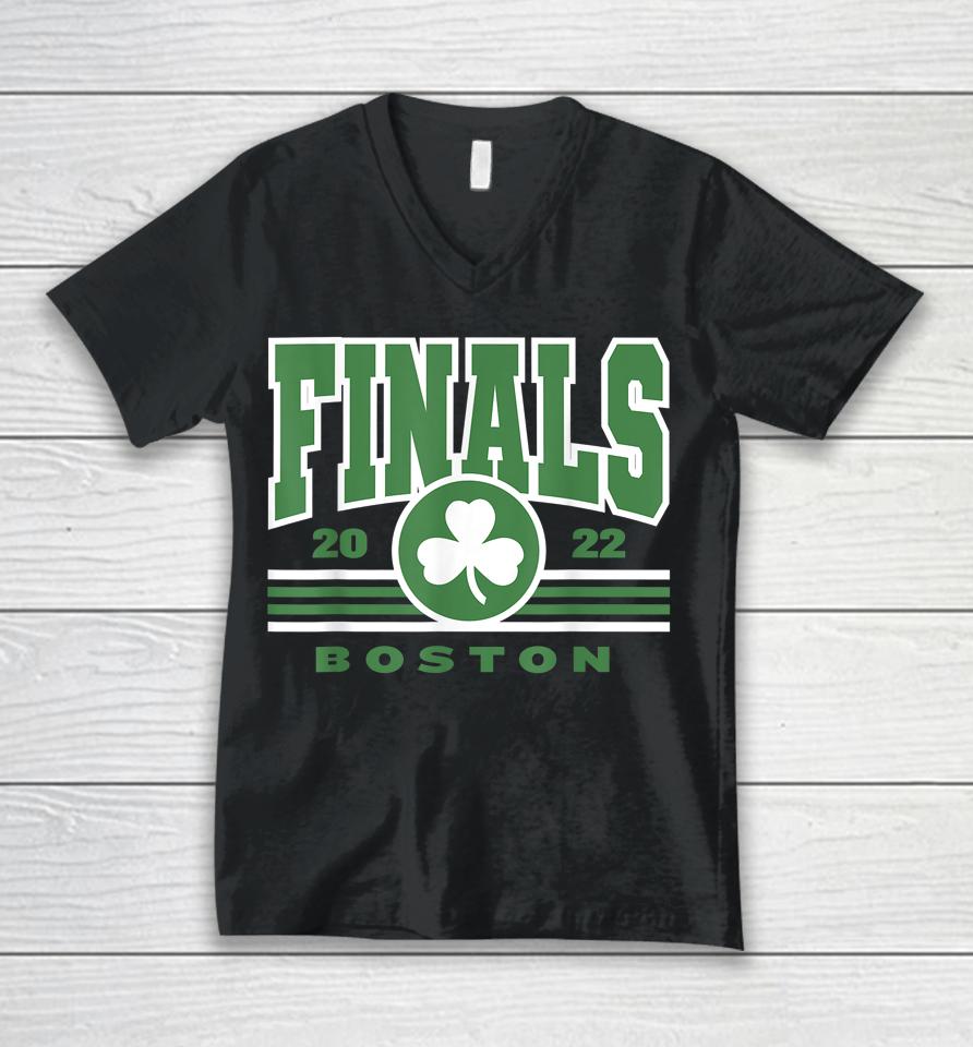 Boston Finals 2022 Basketball Unisex V-Neck T-Shirt