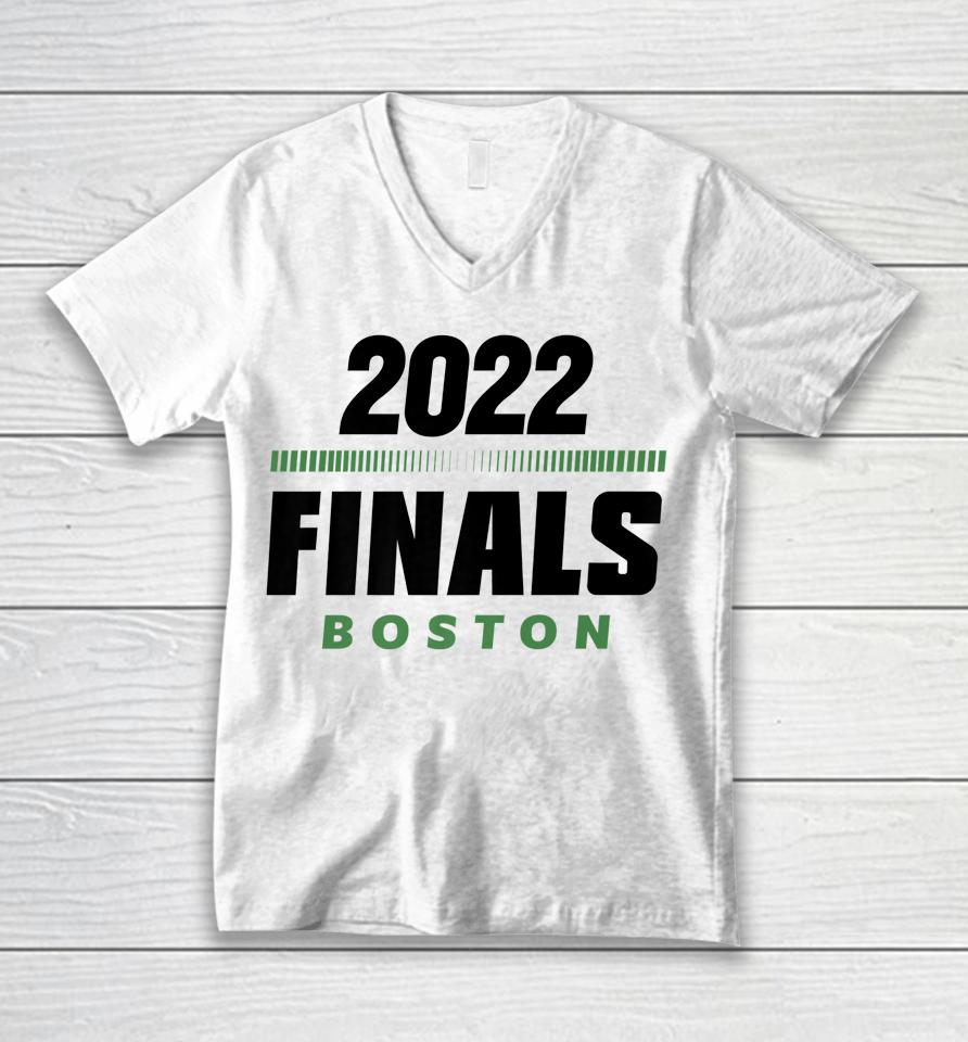 Boston Finals 2022 Basketball Unisex V-Neck T-Shirt