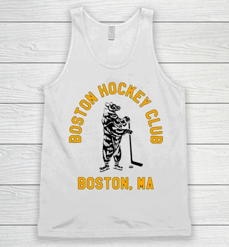Boston Hockey Club Boston Ma Unisex Tank Top