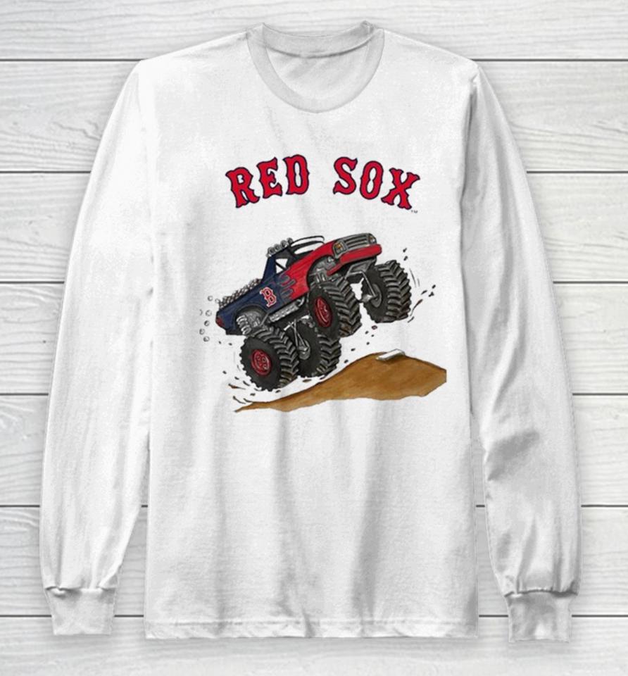 Boston Red Sox Monster Truck Mlb Long Sleeve T-Shirt