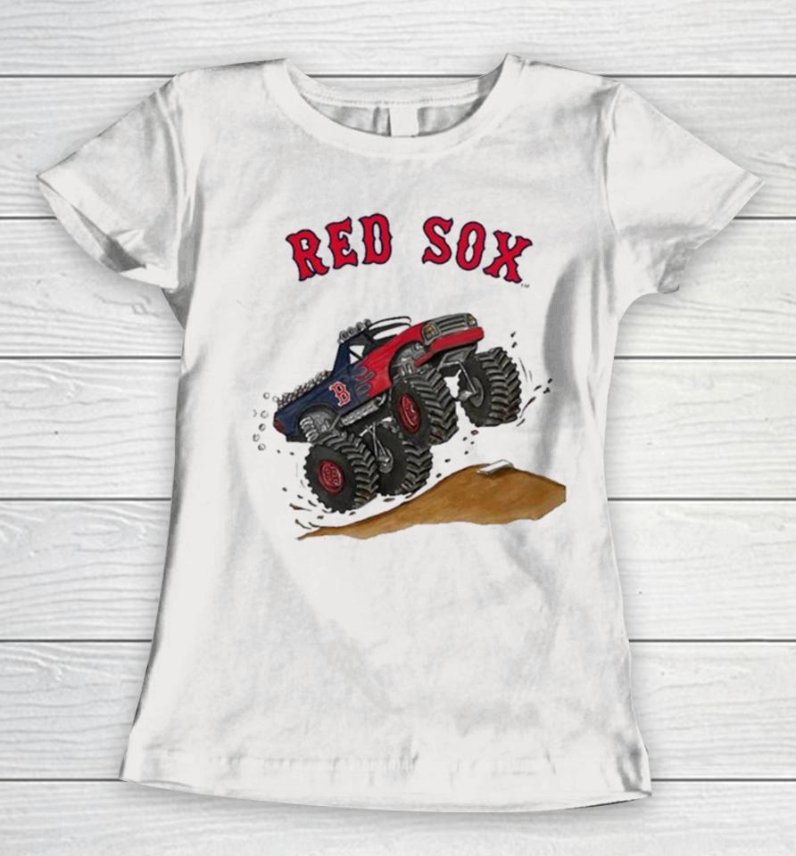 Boston Red Sox Monster Truck Mlb Women T-Shirt
