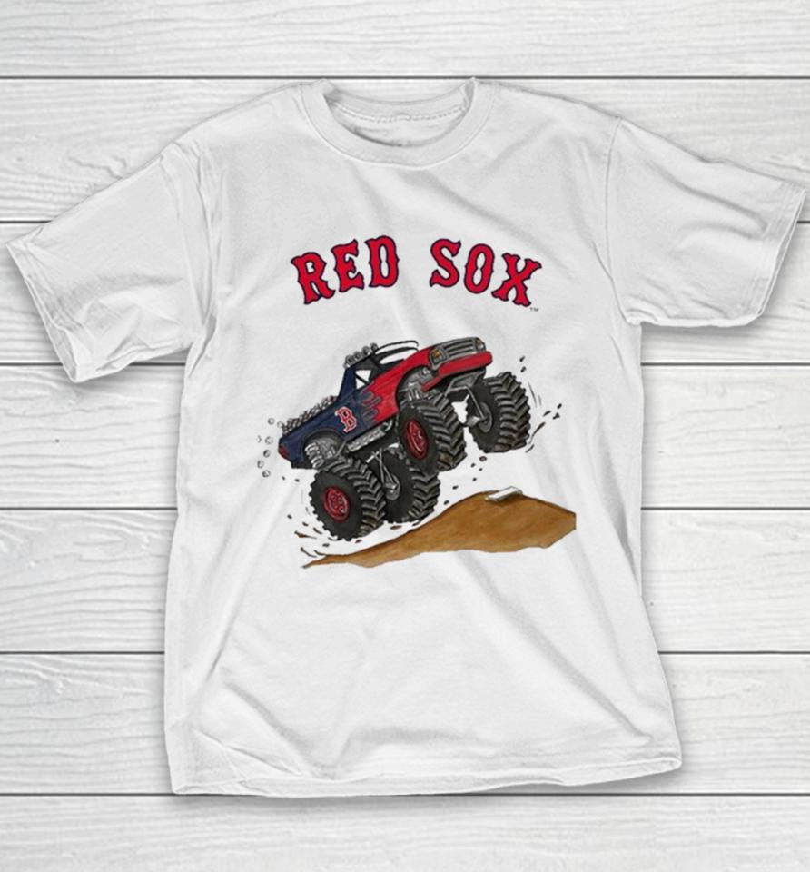 Boston Red Sox Monster Truck Mlb Youth T-Shirt