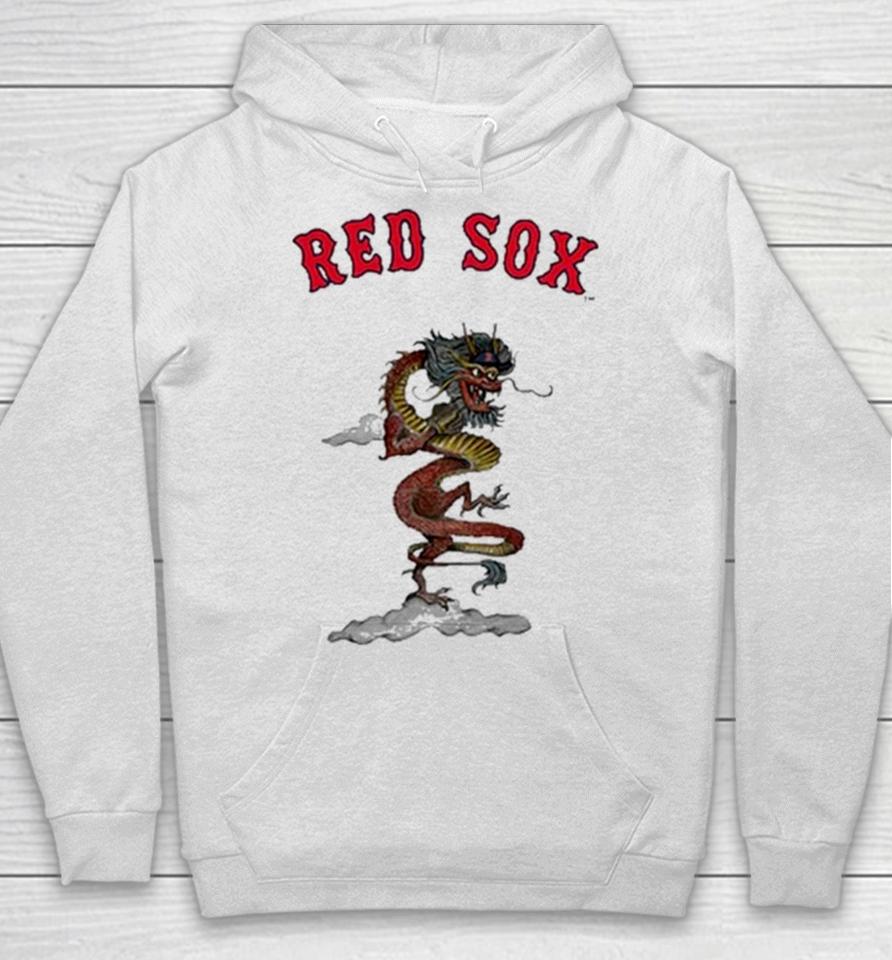 Boston Red Sox Tiny Turnip Infant 2024 Year Of The Dragon 3 4 Hoodie