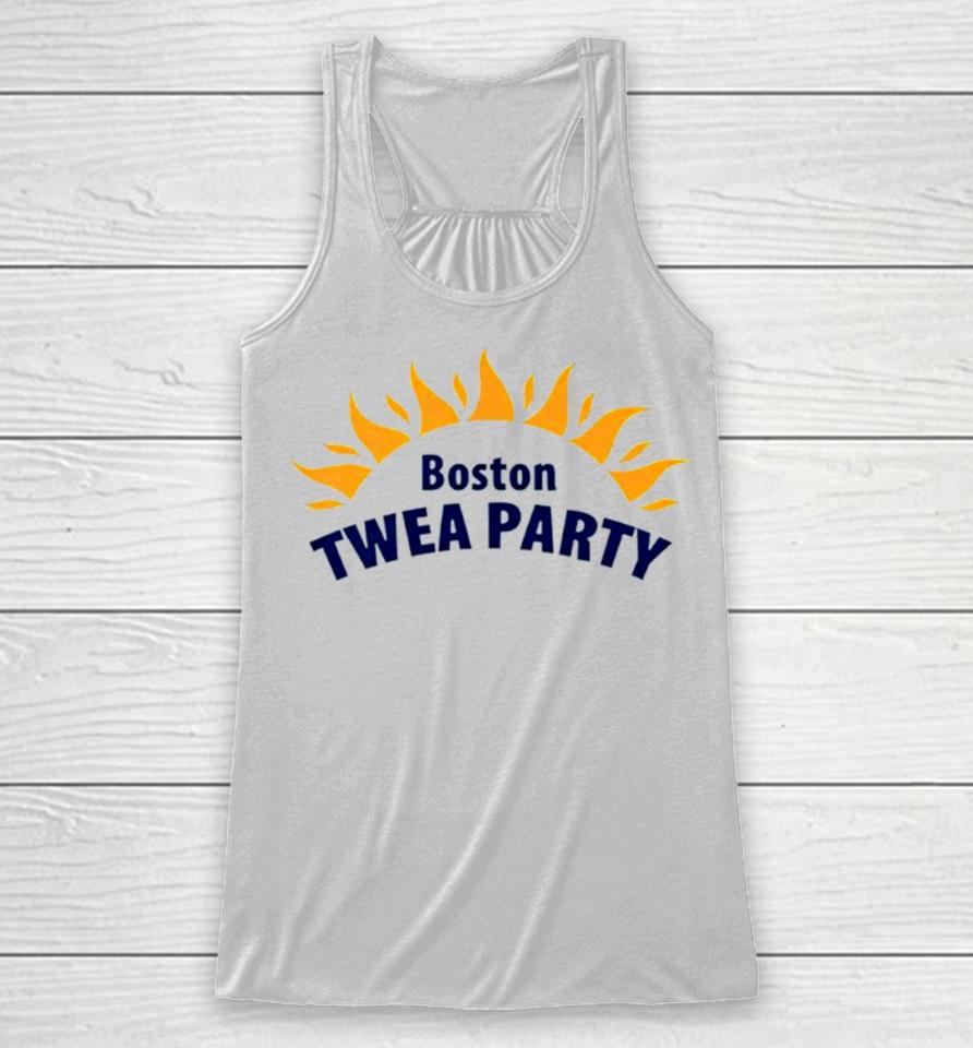 Boston Twea Party Big Logo Twisted Tea Racerback Tank