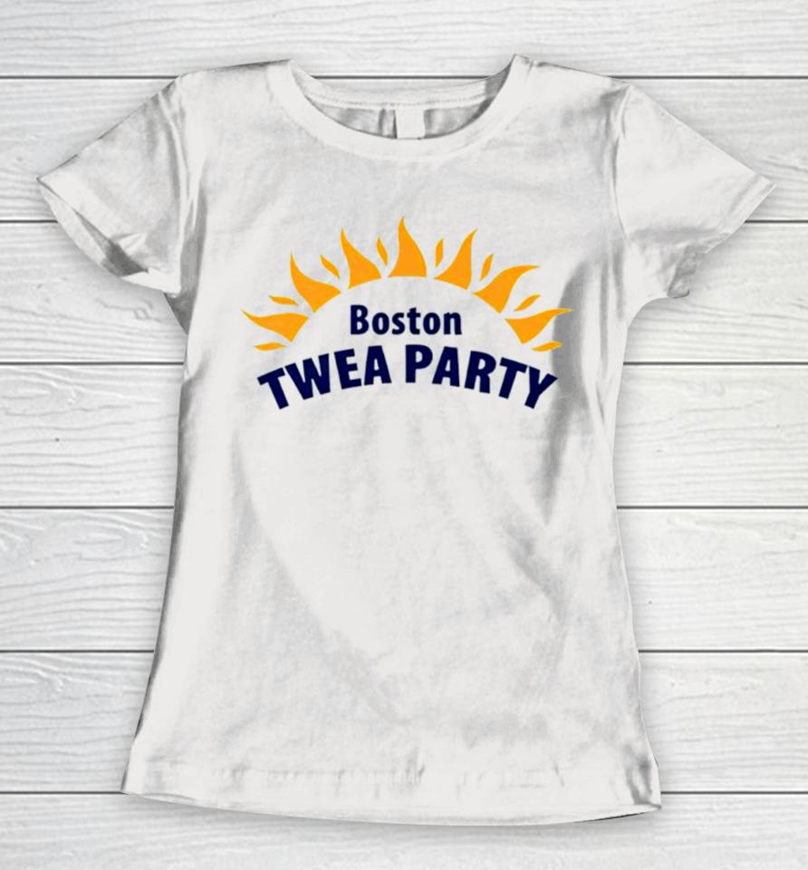 Boston Twea Party Big Logo Twisted Tea Women T-Shirt