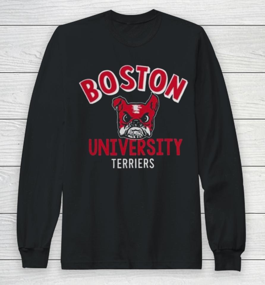 Boston University Vintage Terrier Spirit Logo Long Sleeve T-Shirt