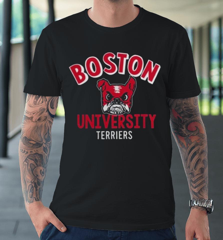 Boston University Vintage Terrier Spirit Logo Premium T-Shirt