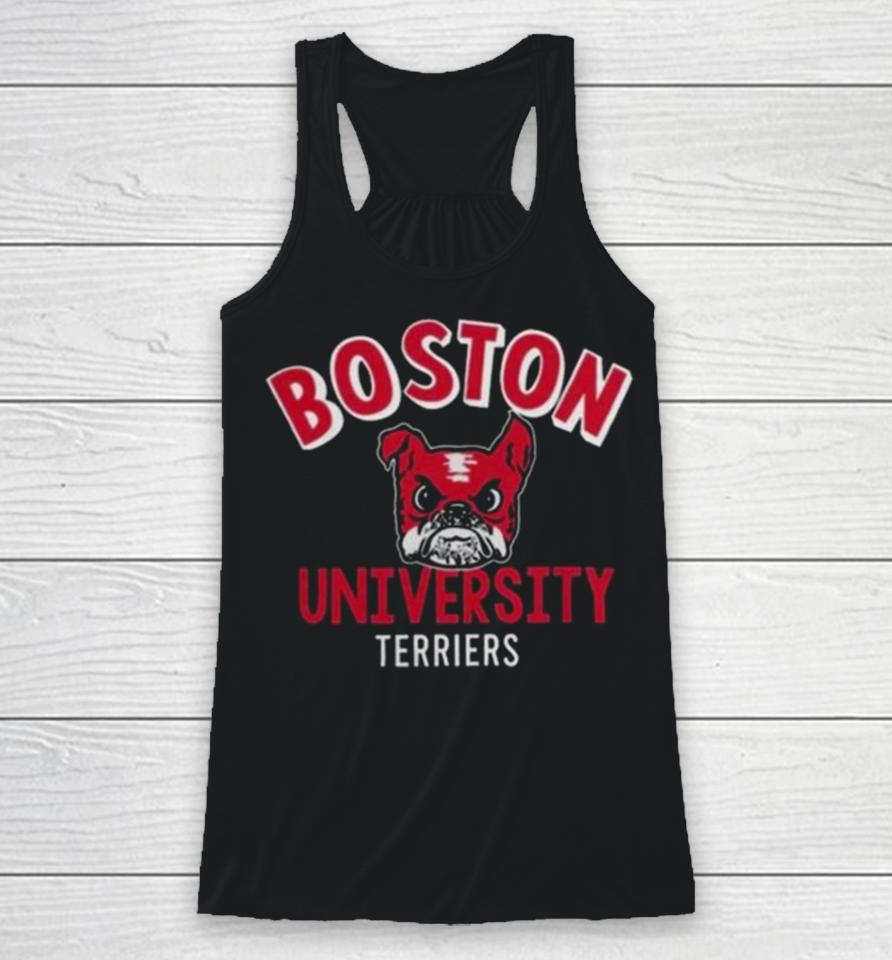 Boston University Vintage Terrier Spirit Logo Racerback Tank