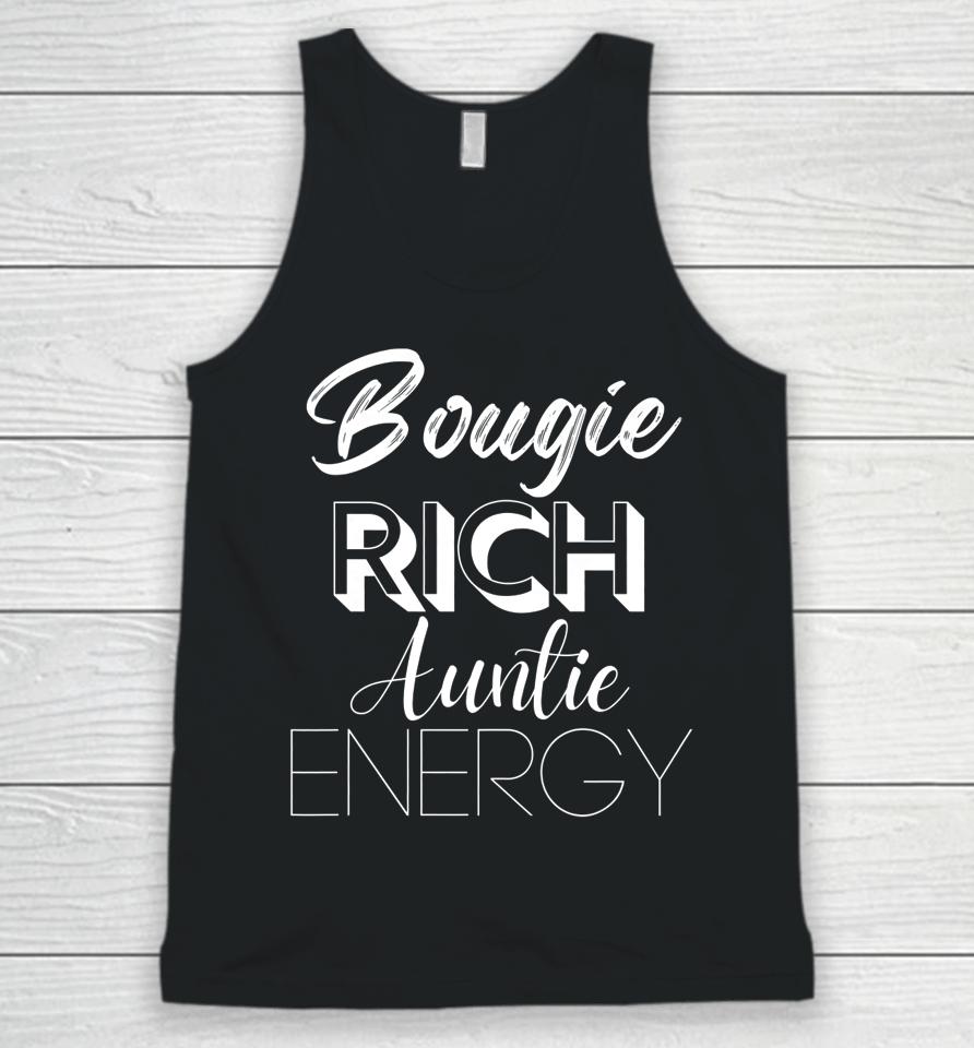 Bougie Rich Auntie Energy Unisex Tank Top