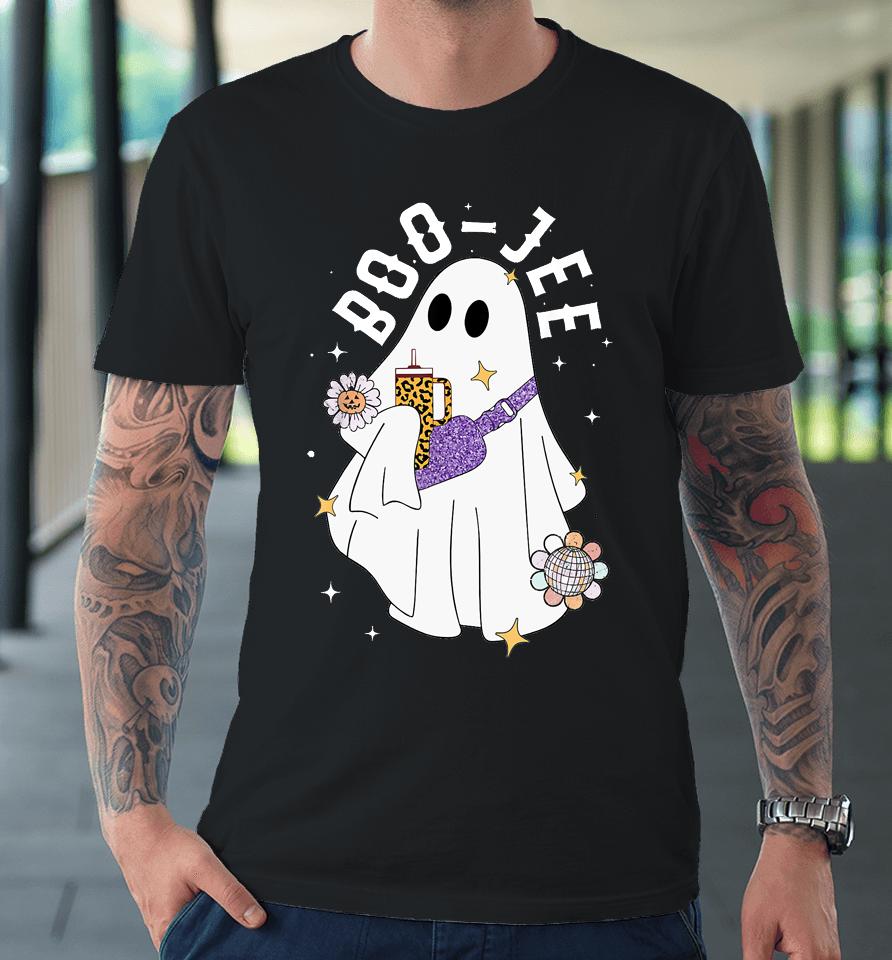 Boujee Boo Jee Spooky Season Cute Ghost Halloween Costume Premium T-Shirt