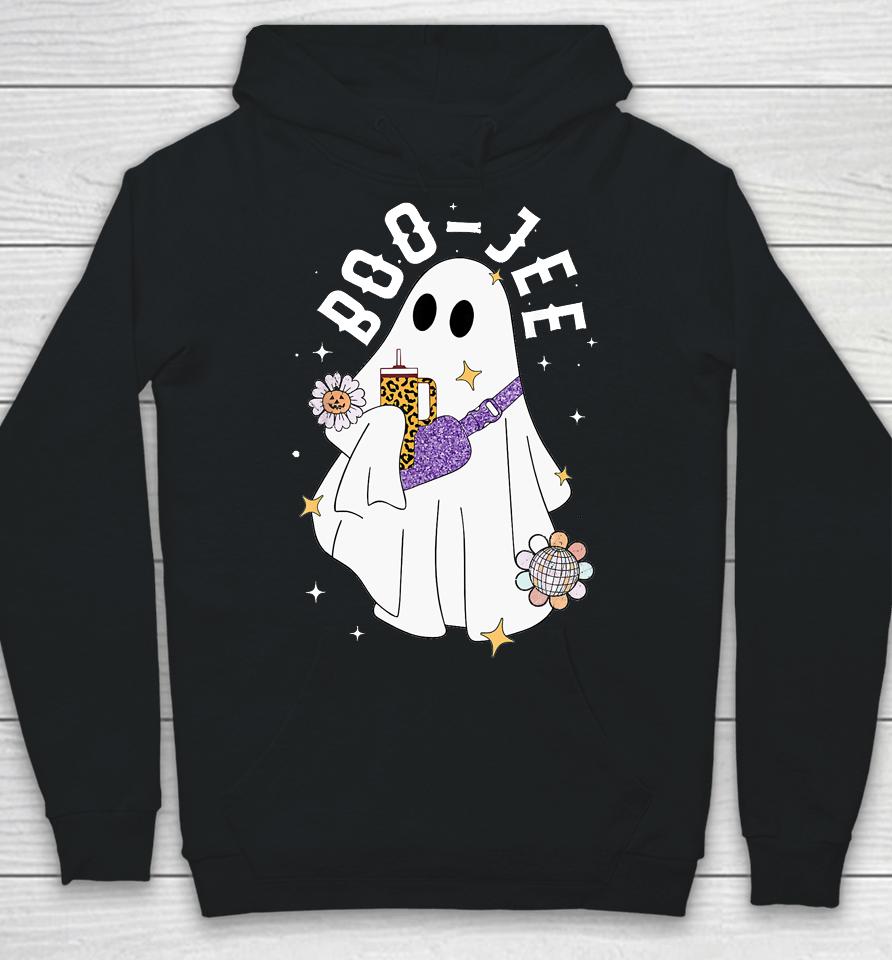 Boujee Boo Jee Spooky Season Cute Ghost Halloween Costume Hoodie