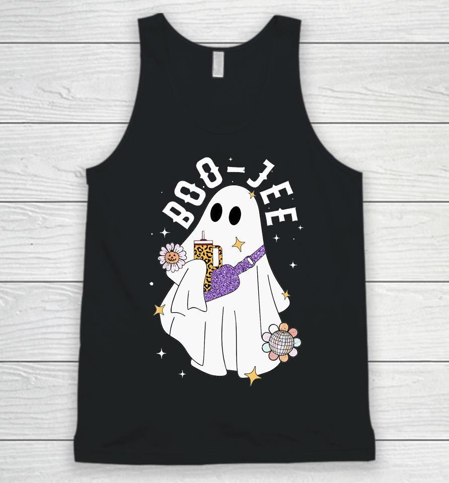 Boujee Boo Jee Spooky Season Cute Ghost Halloween Costume Unisex Tank Top