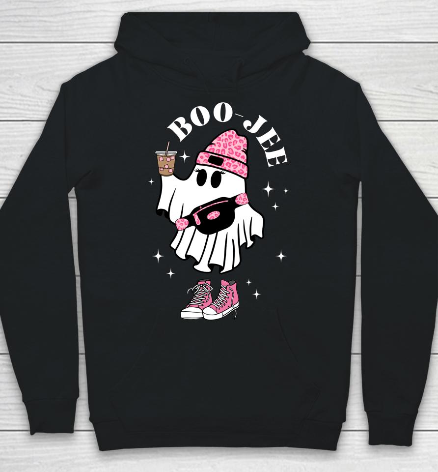 Boujee Boo-Jee Spooky Season Cute Ghost Halloween Hoodie