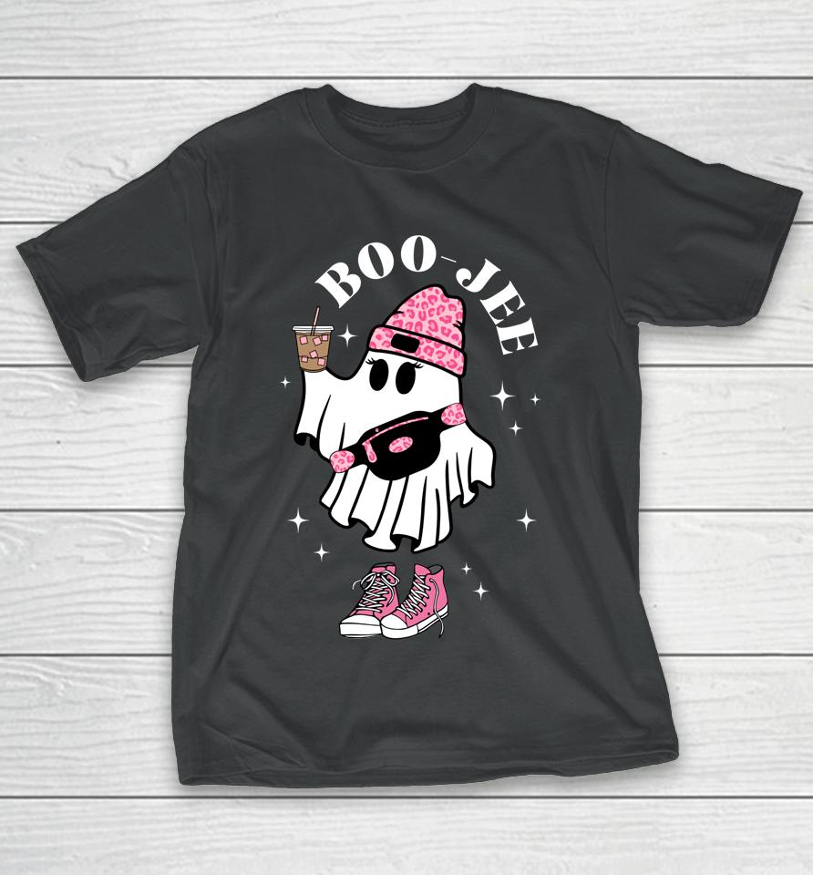 Boujee Boo-Jee Spooky Season Cute Ghost Halloween T-Shirt