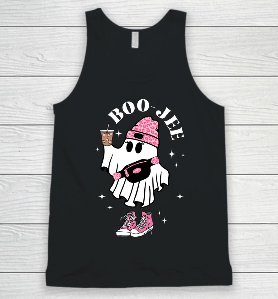 Boujee Boo-Jee Spooky Season Cute Ghost Halloween Unisex Tank Top