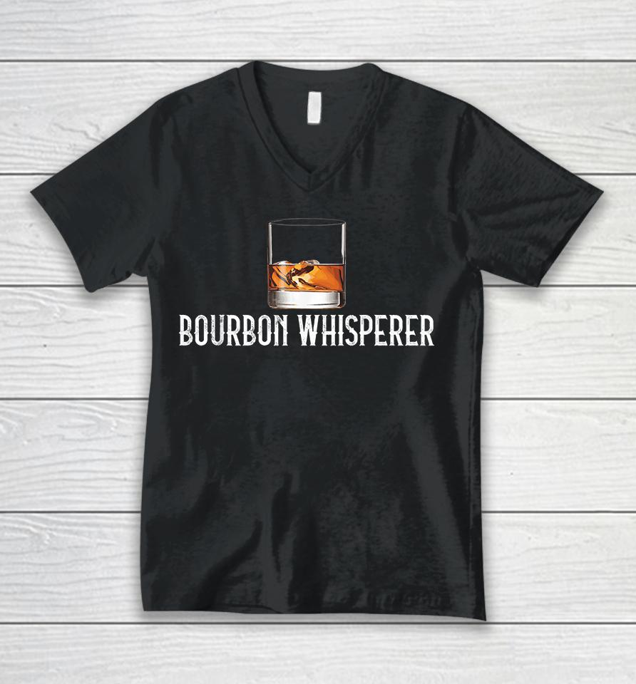 Bourbon Whisperer Unisex V-Neck T-Shirt