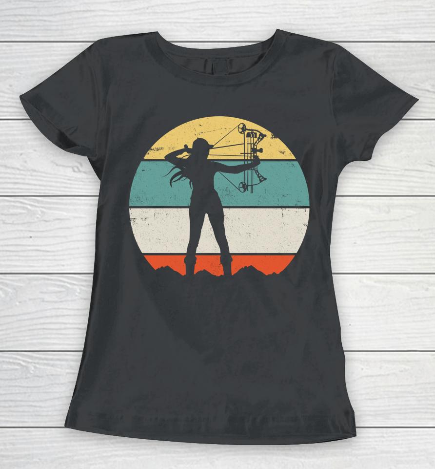Bow Hunting Archery Women T-Shirt