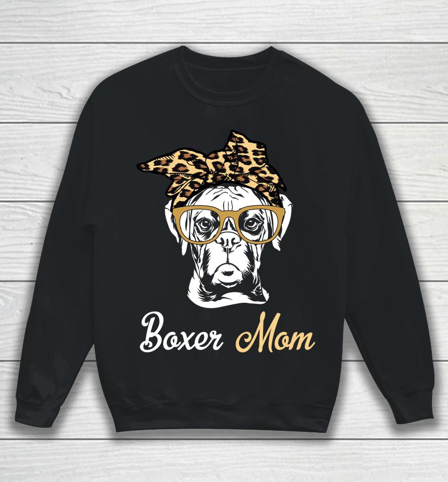 Boxer Mom Mother's Day Sweatshirt