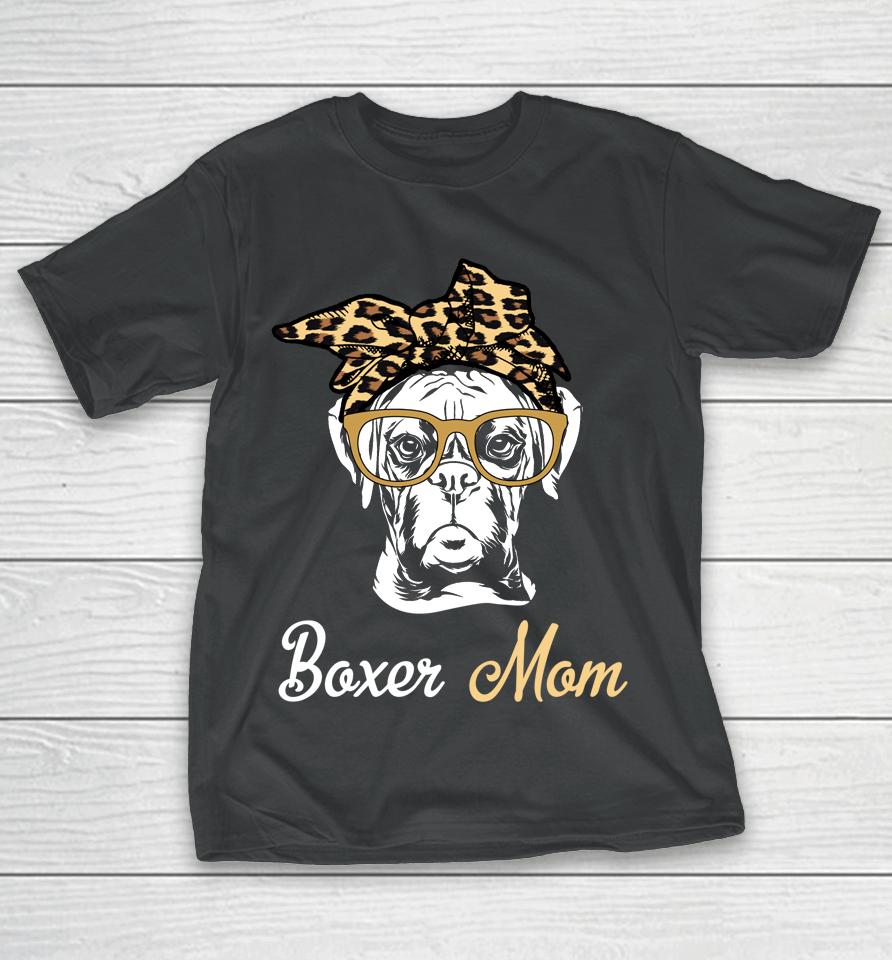 Boxer Mom Mother's Day T-Shirt