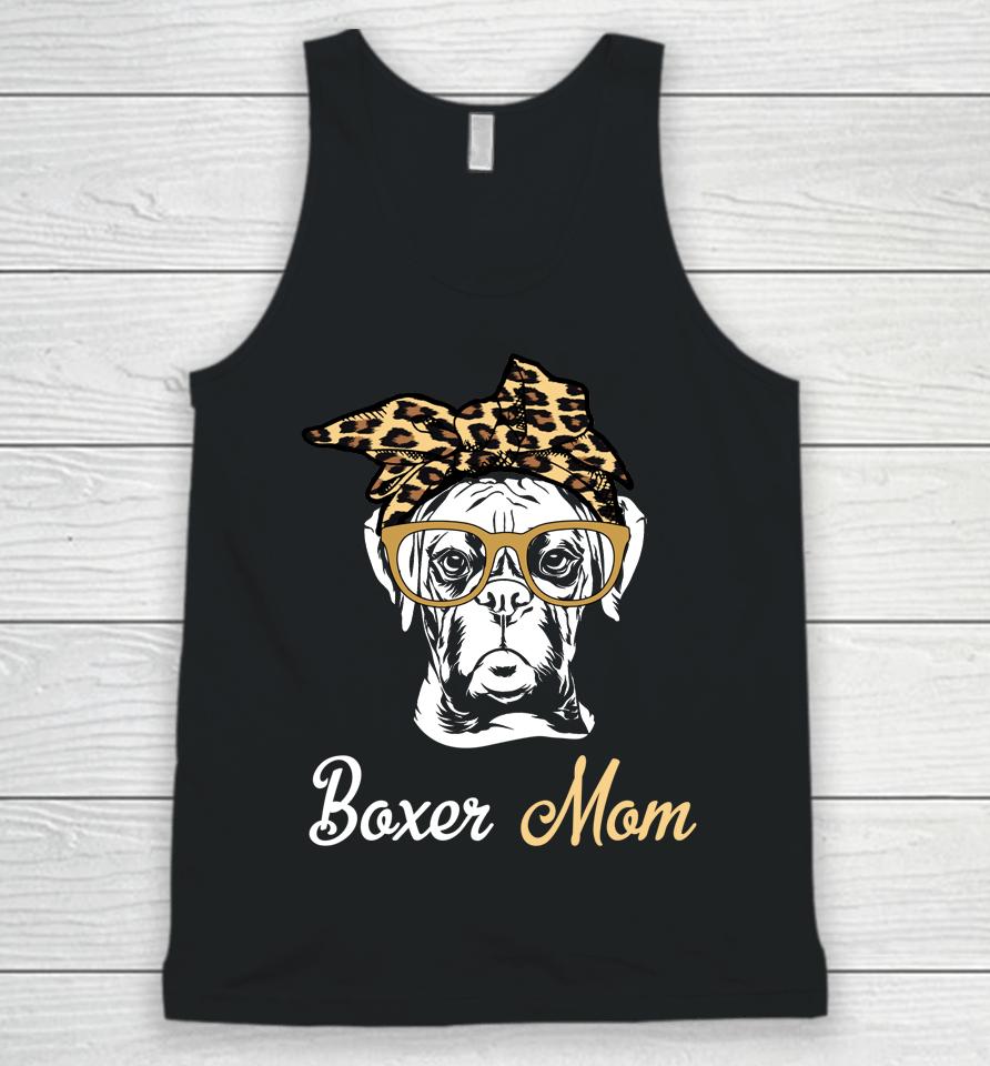 Boxer Mom Mother's Day Unisex Tank Top