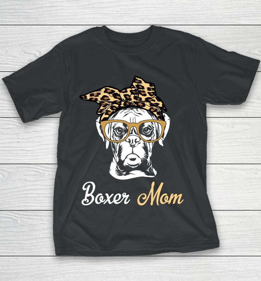 Boxer Mom Mother's Day Youth T-Shirt