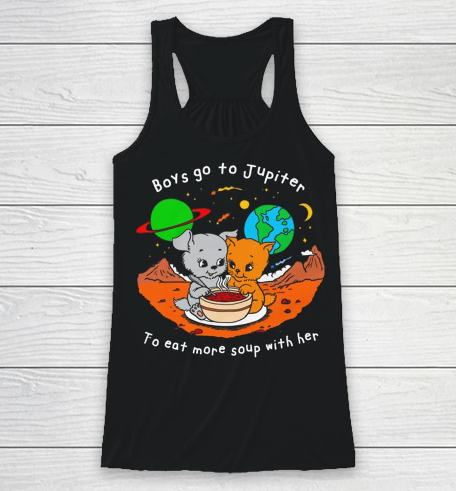 Boys Go To Jupiter To Eat More Soup With Her Racerback Tank