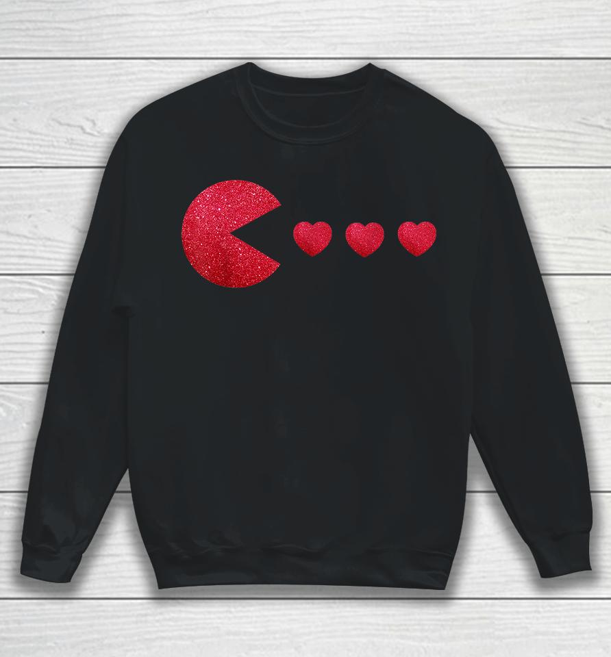 Boys Valentines Day Hearts Funny Sweatshirt