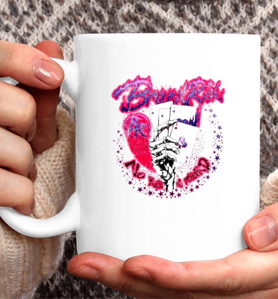 Brand Risk Merch Shop Skeleton Poker Hand Coffee Mug