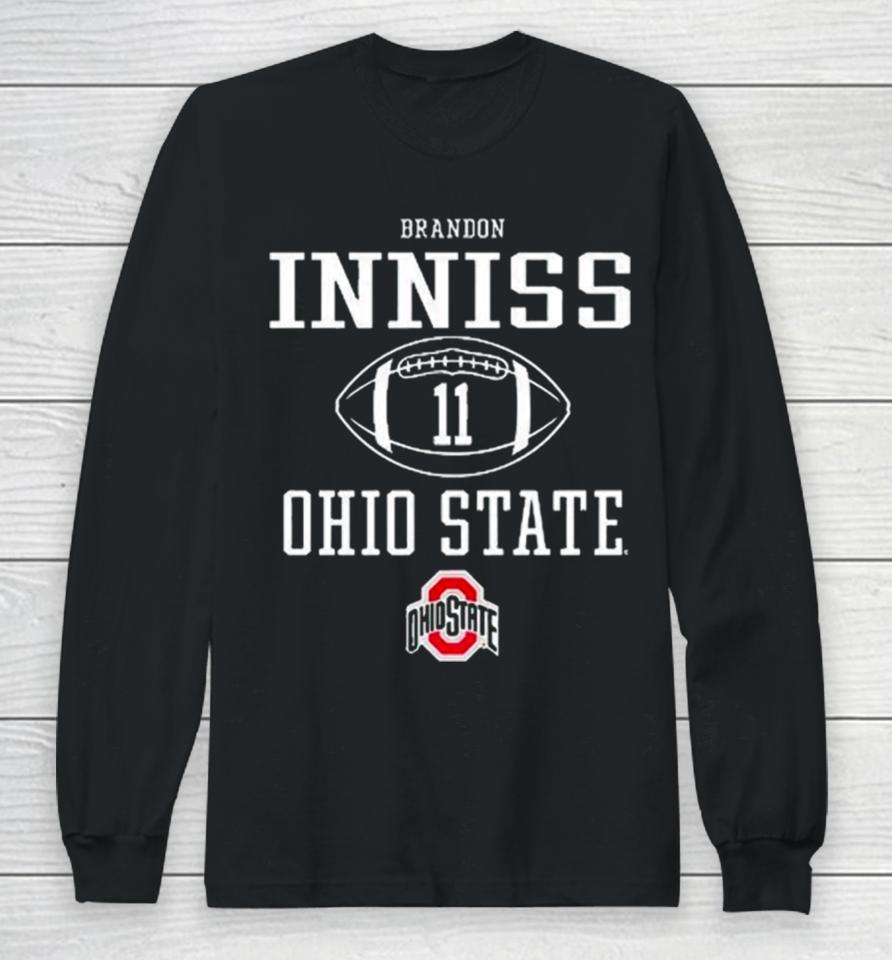 Brandon Inniss Ohio State Buckeyes Long Sleeve T-Shirt