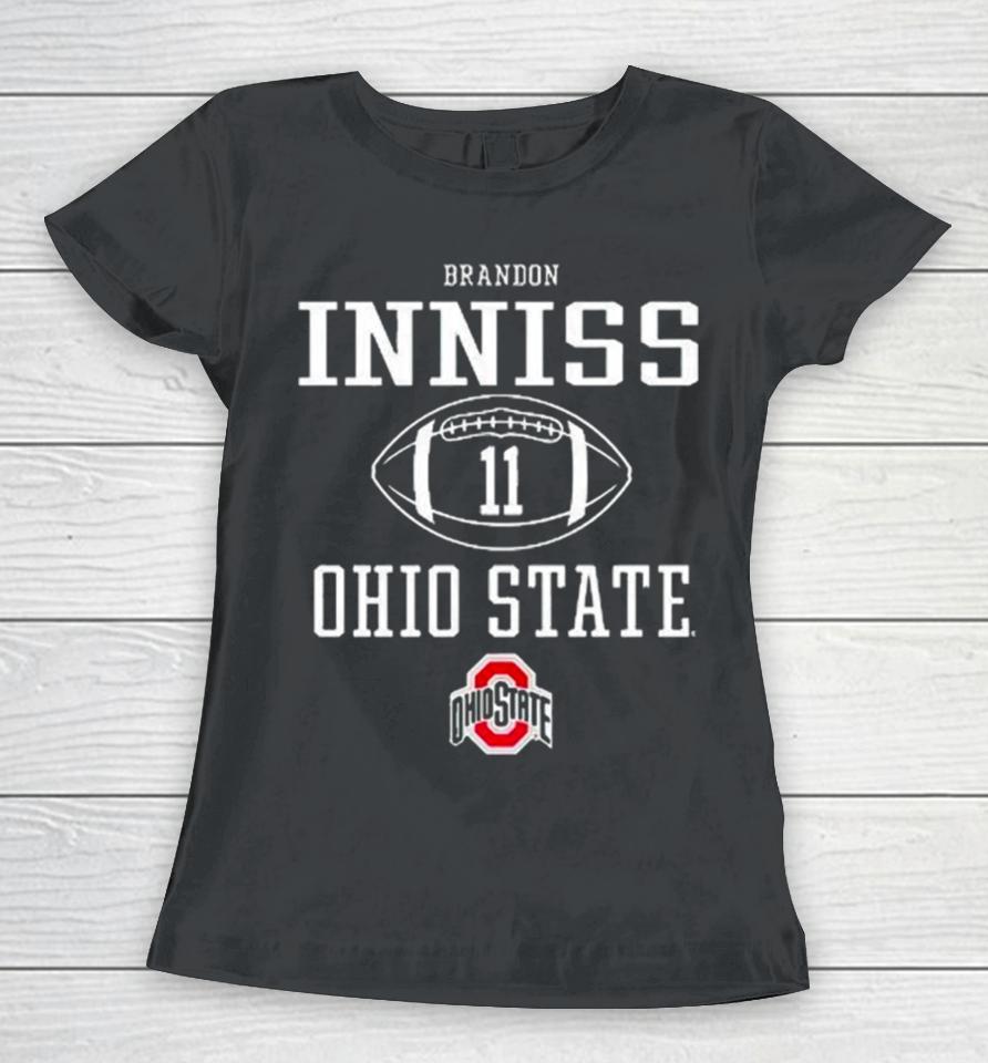 Brandon Inniss Ohio State Buckeyes Women T-Shirt