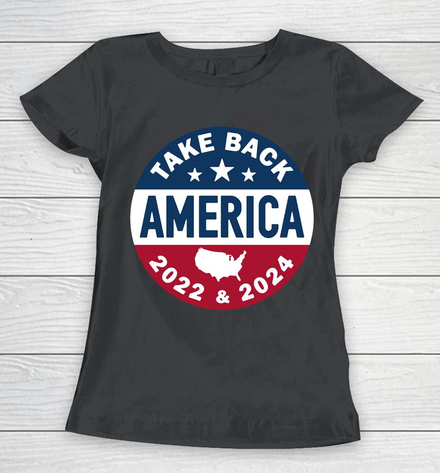 Brandon Tatum Take Back America 2022 2024 Women T-Shirt