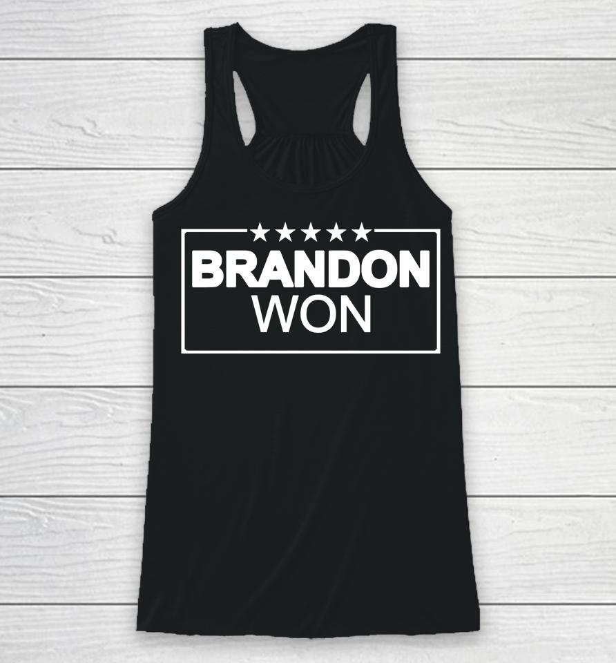 Brandon Won Racerback Tank