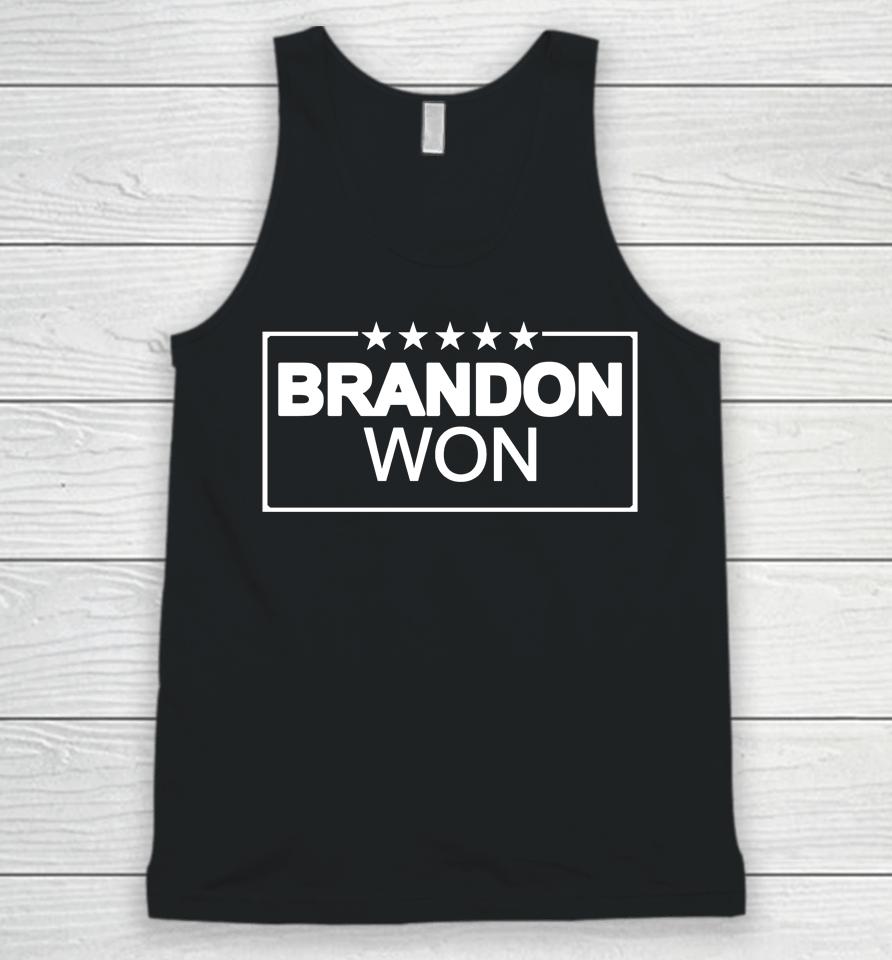 Brandon Won Unisex Tank Top