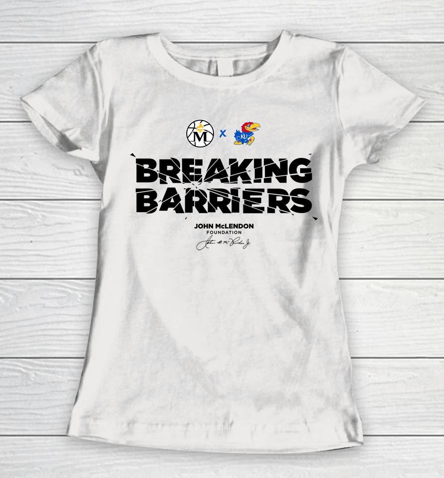 Breaking Barriers John Mclendon Brian Gray Missy Minear Women T-Shirt