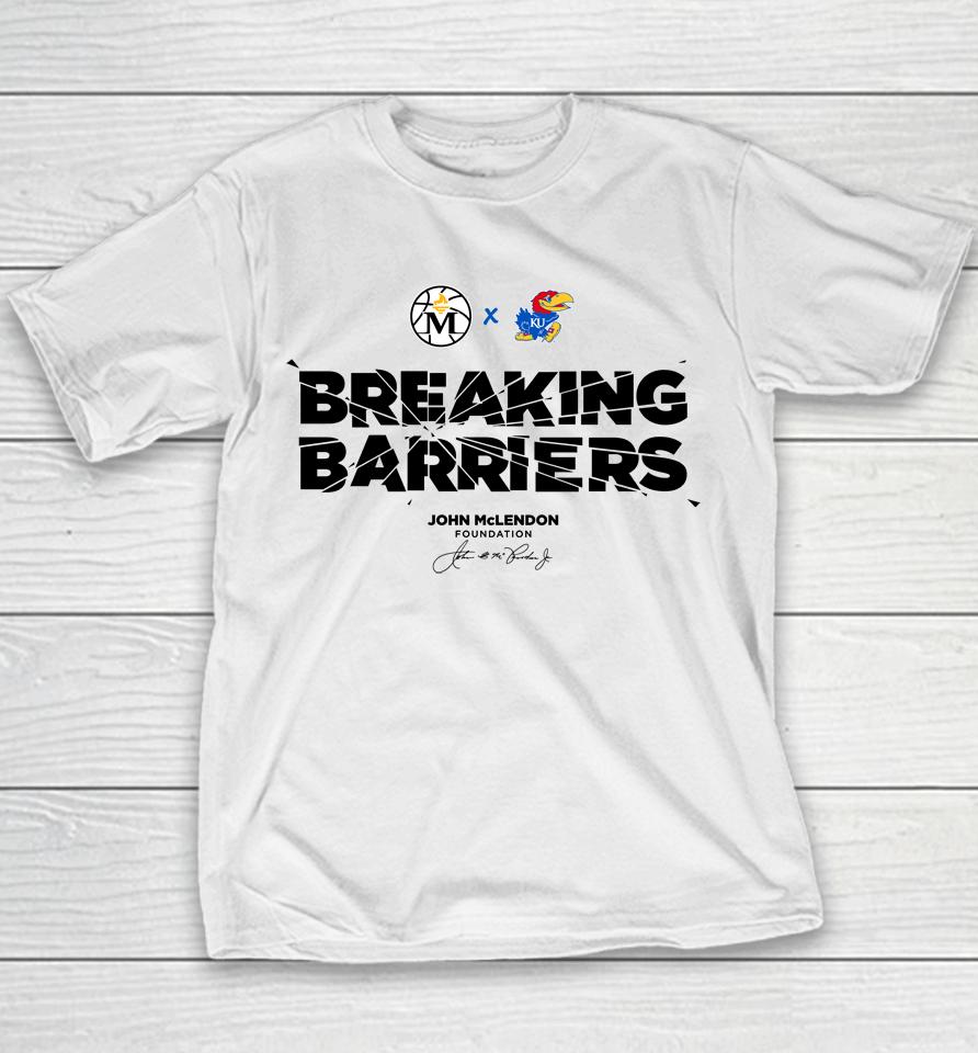 Breaking Barriers John Mclendon Brian Gray Missy Minear Youth T-Shirt
