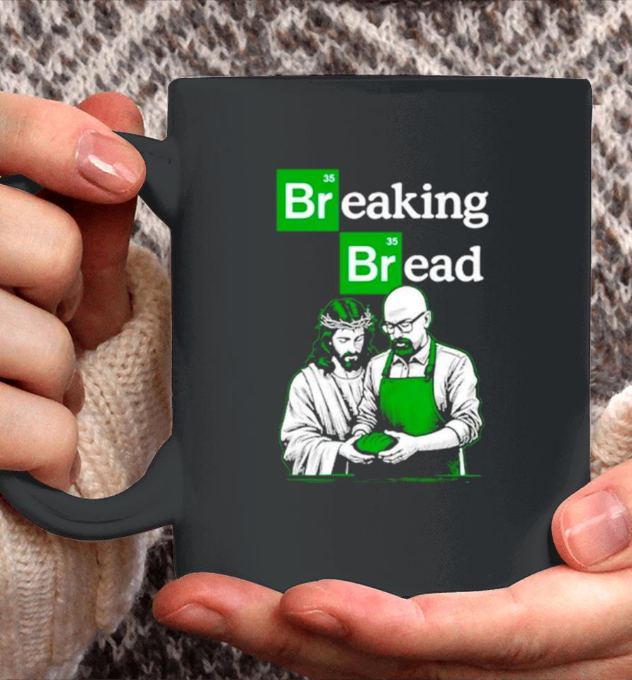 Breaking Bread Jesus And Walter White Coffee Mug