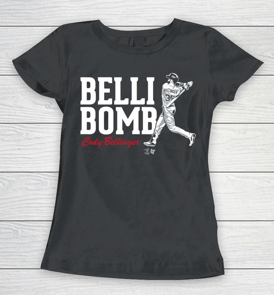Breakingt Belli-Bomb Chicago Swing Cody Bellinger Women T-Shirt
