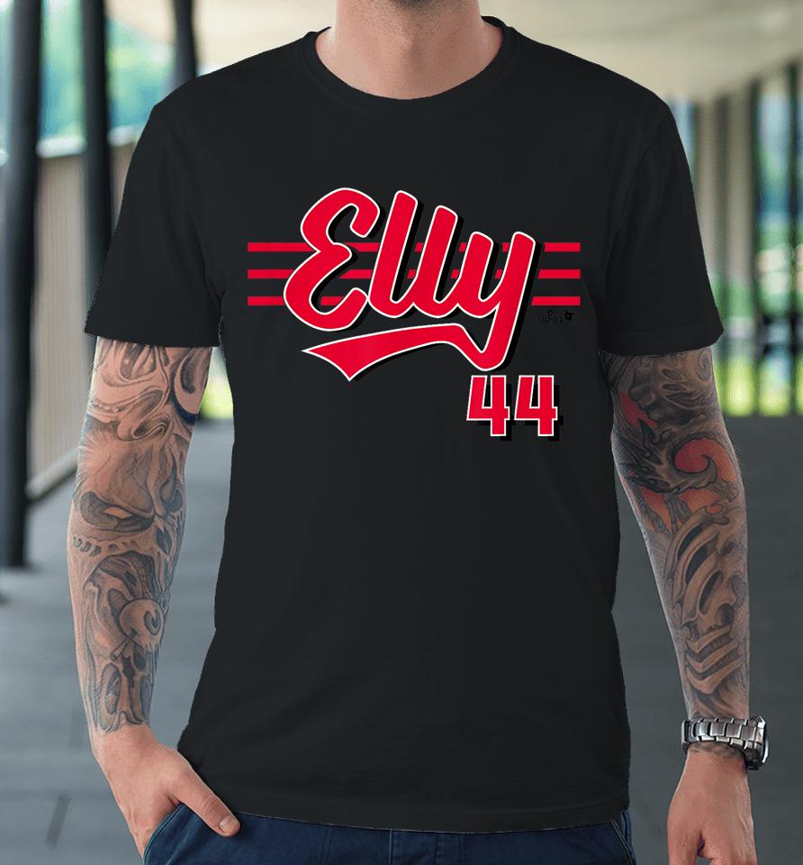 Breakingt Elly De La Cruz Cincinnati Script Cincinnati Baseball Premium T-Shirt