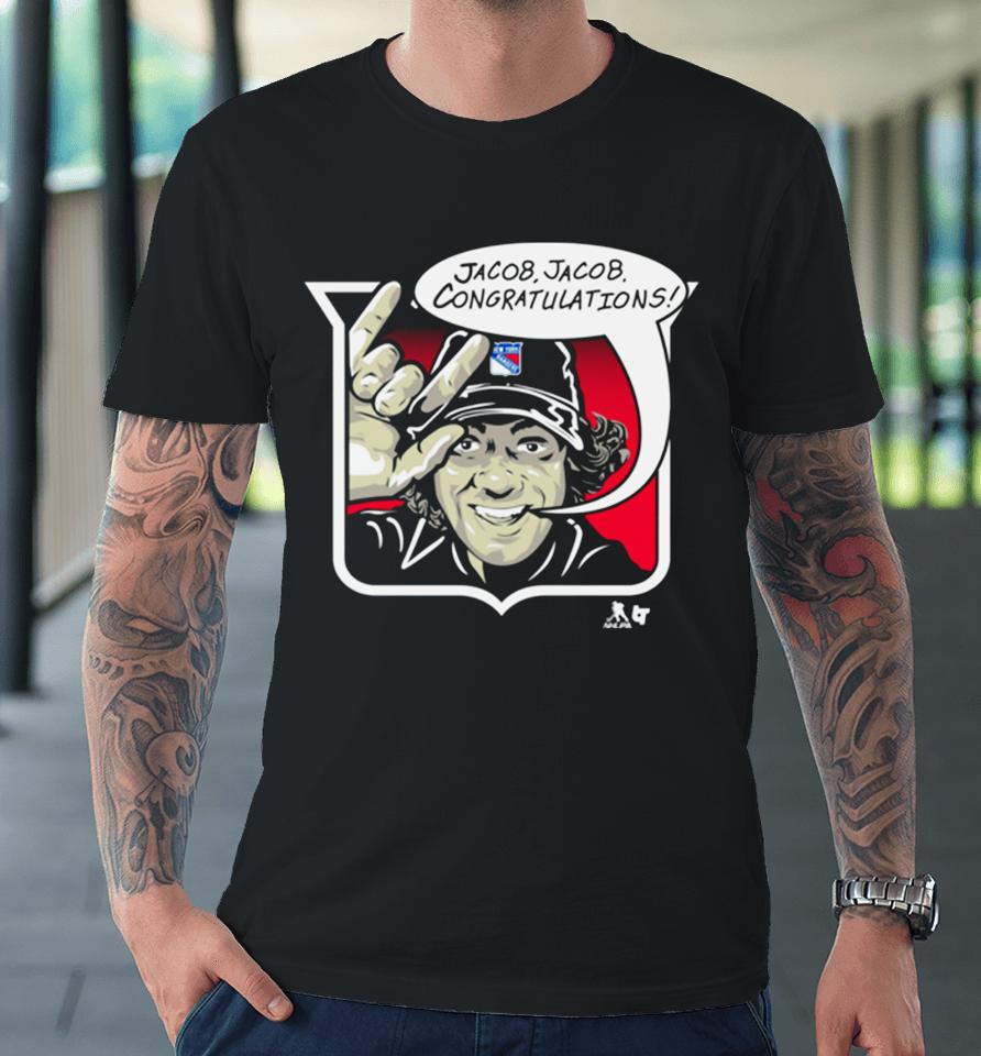Breakingt Exclusive Rangers Jacob Congrats Premium T-Shirt