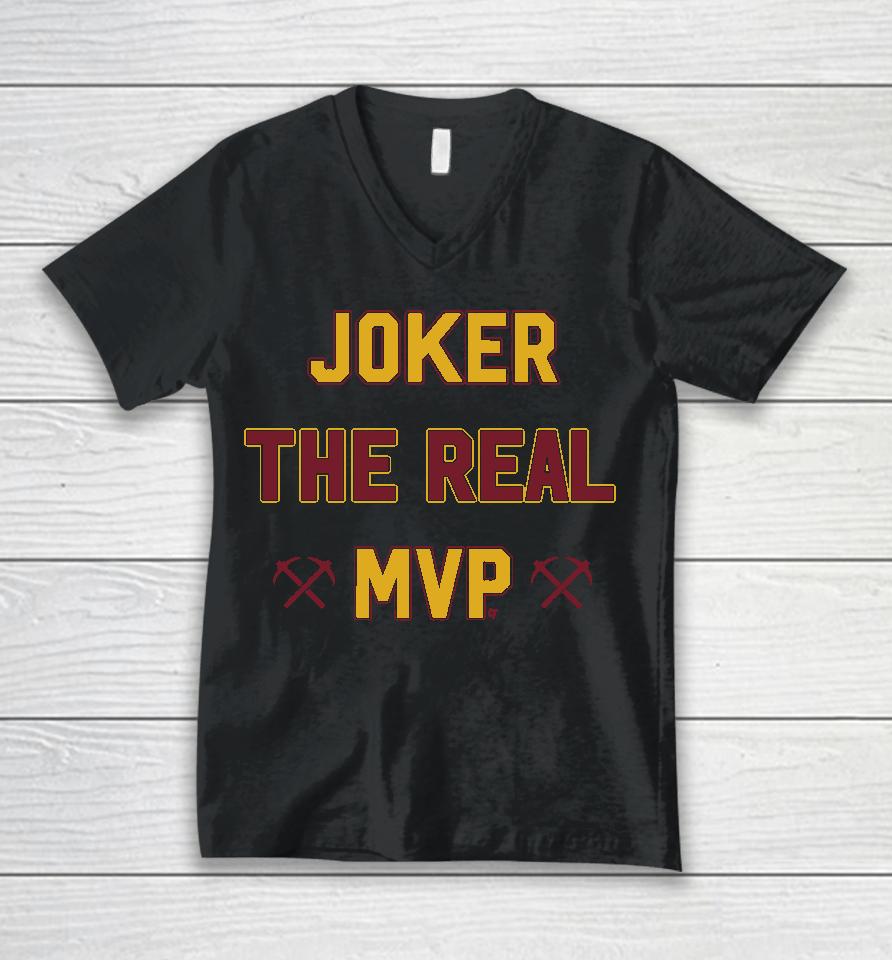 Breakingt Joker The Real Mvp Unisex V-Neck T-Shirt
