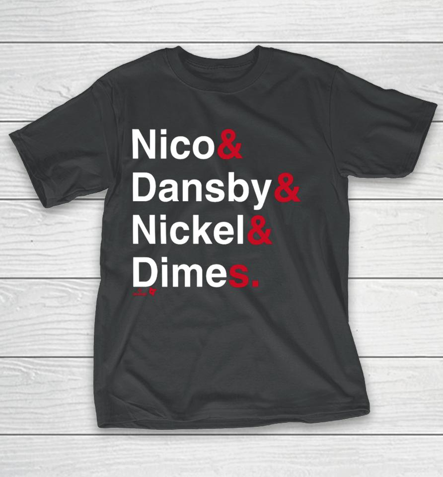Breakingt Merch Nico&Amp; Dansby&Amp; Nickel&Amp; Dimes T-Shirt