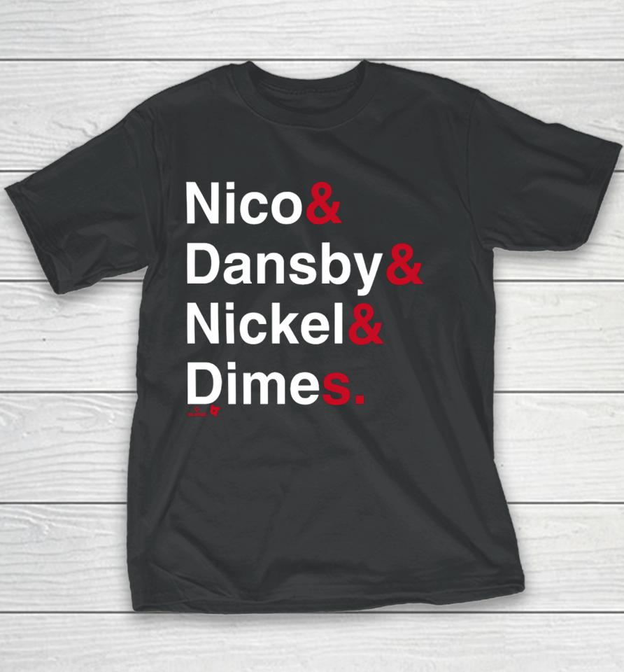 Breakingt Merch Nico&Amp; Dansby&Amp; Nickel&Amp; Dimes Youth T-Shirt