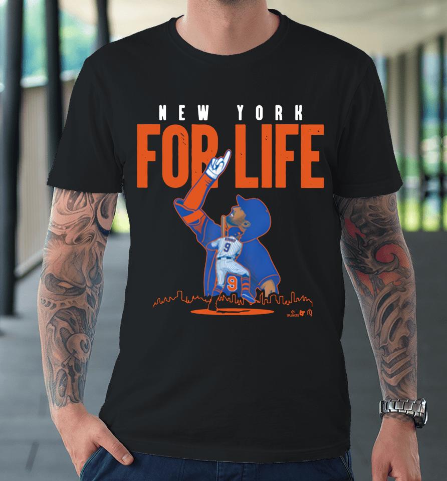 Breakingt Mlb Brandon Nimmo New York For Life Premium T-Shirt