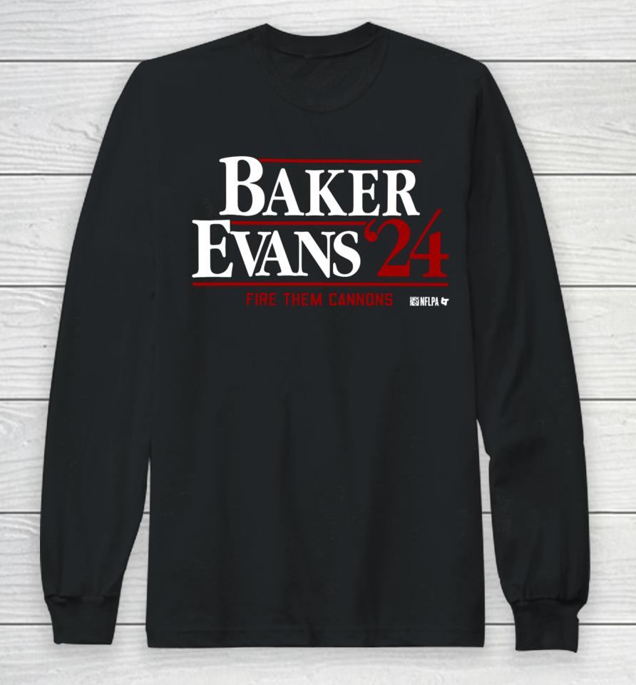 Breakingt Store Baker Evans '24 Fire Them Cannons Long Sleeve T-Shirt