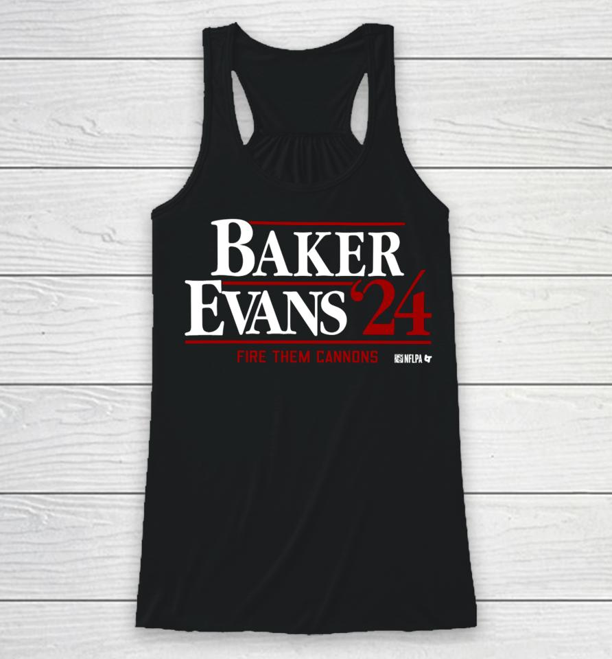 Breakingt Store Baker Evans '24 Fire Them Cannons Racerback Tank